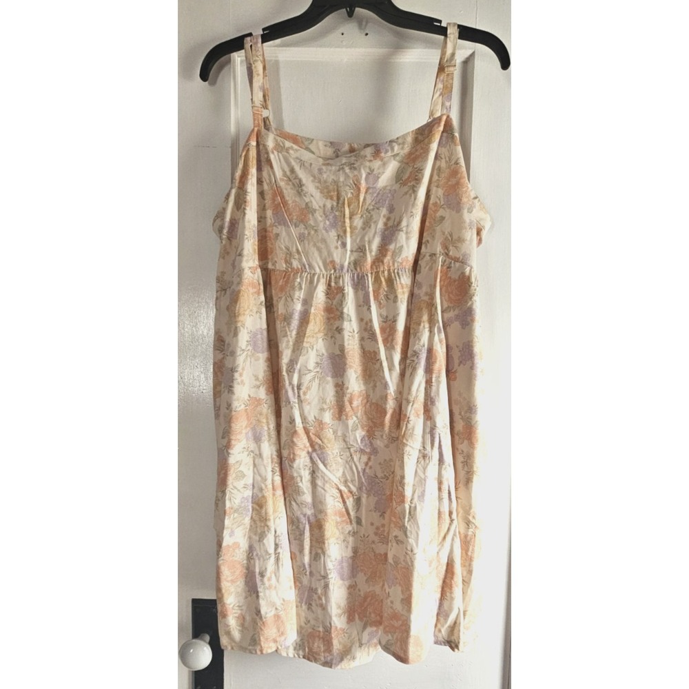 NWT Torrid Floral Mini wash Challis sundress lyocell blend sleeveless 3/3X